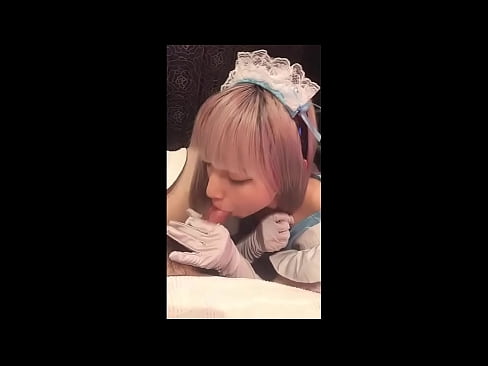 ❤️ Японский идол [mayuka], костюм французской горничной, часть 1, минет и дрочка с лосьоном Домашнее порно у нас ❌️❤